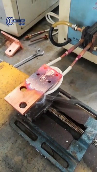 高频焊机焊接铜排焊接饱满不会虚焊