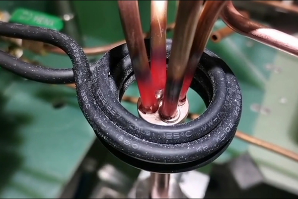 高频钎焊机焊接分配器接头铜管