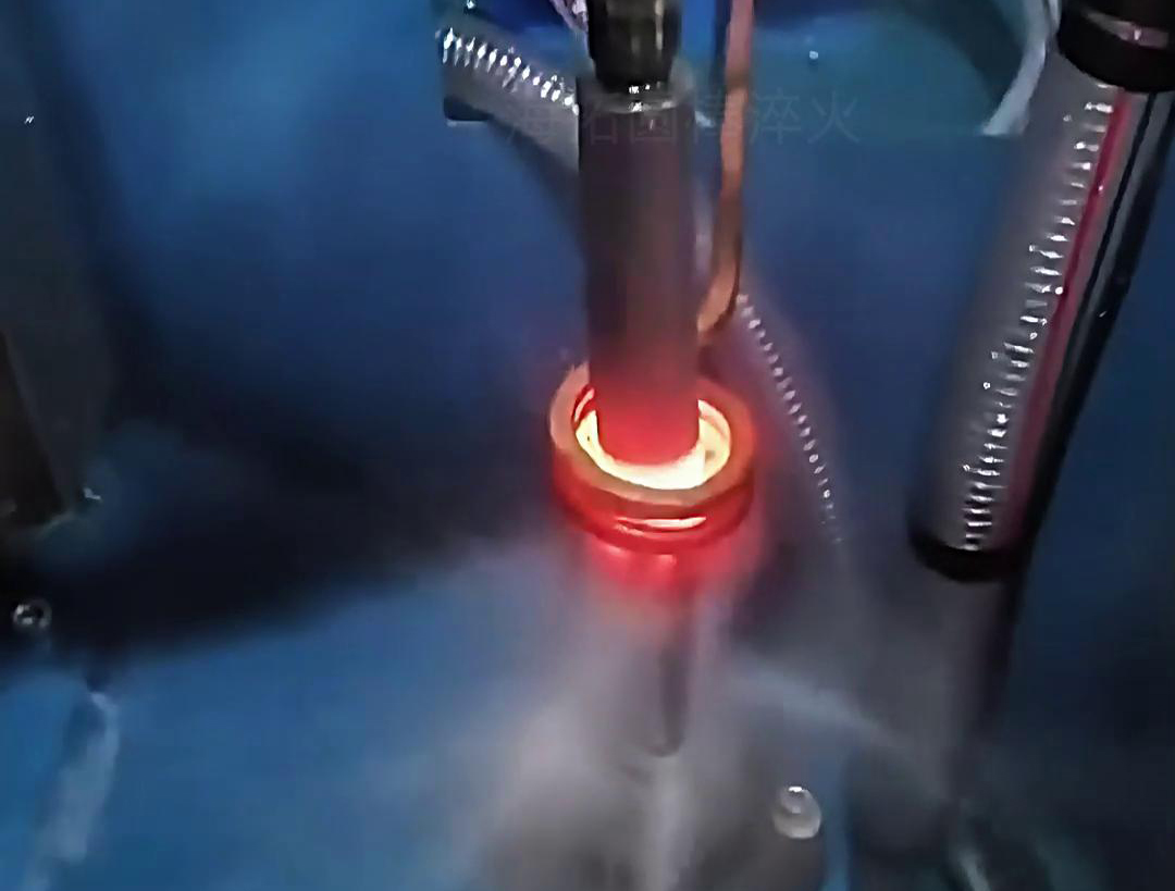 120KW超音频淬火设备在圆棒淬火热处理中具有广泛的应用前景
